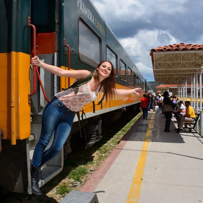 Estación del tren El Chepe en Creel, Chihuahua